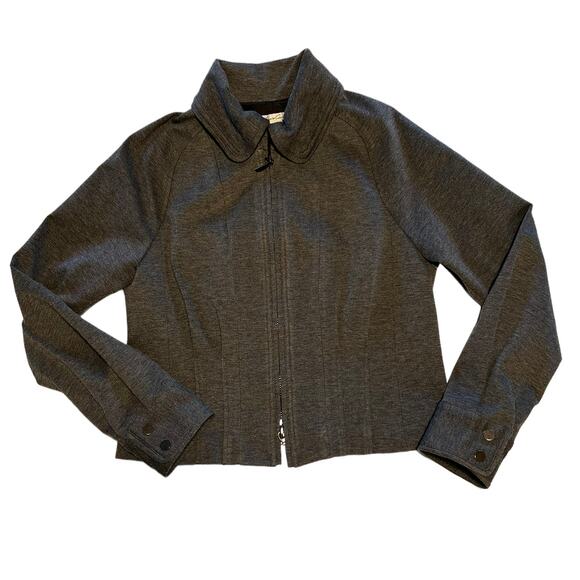Kenneth Cole Womens Jacket Size 10 Gray Full Zip Closure Athleisure NWT - Picture 9 of 13